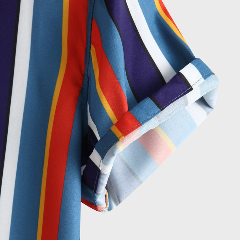 Men's Shirt Beach Rainbow Shirt - Image 3